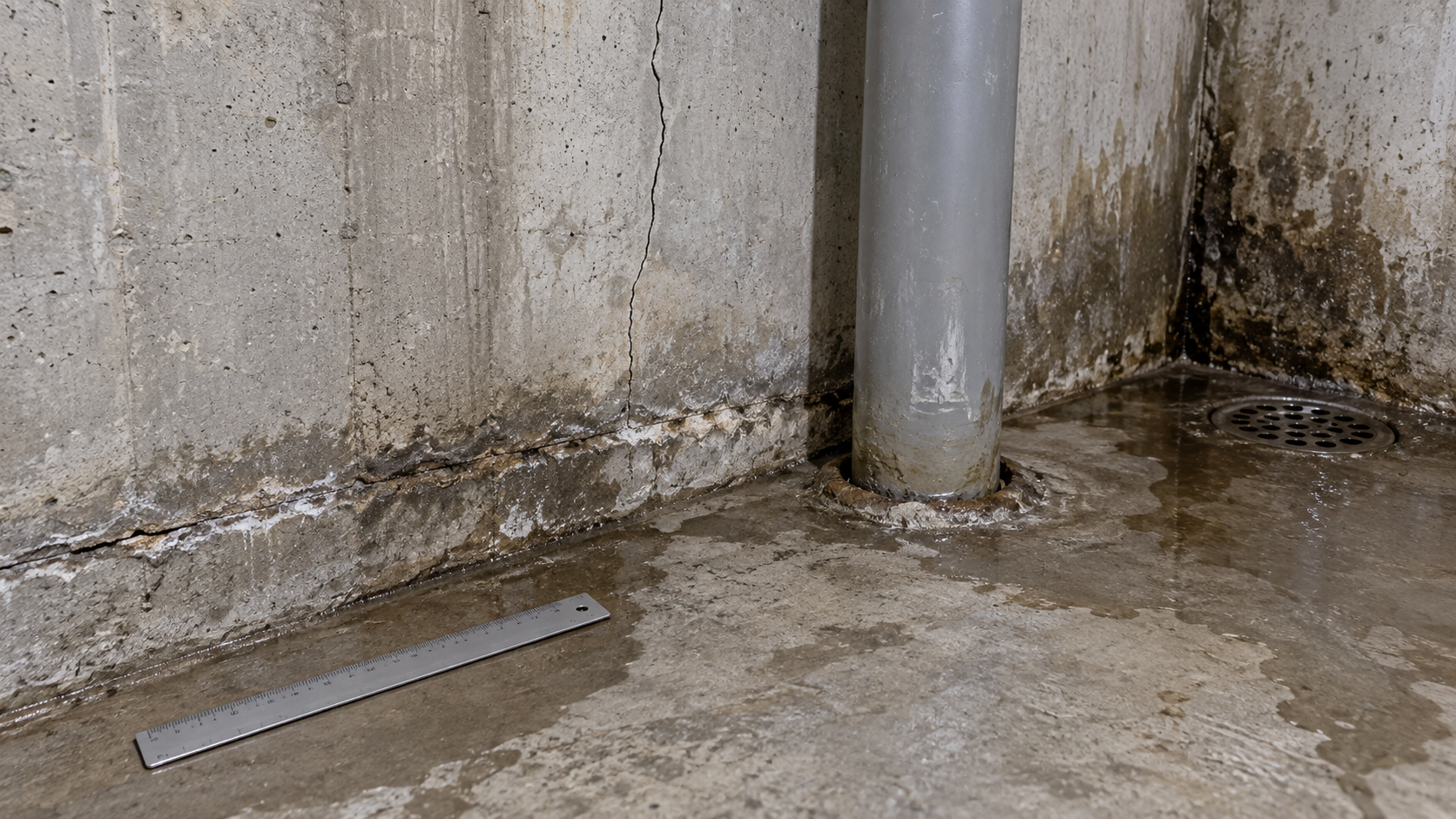 Các điểm rò thường gặp ở tầng hầm