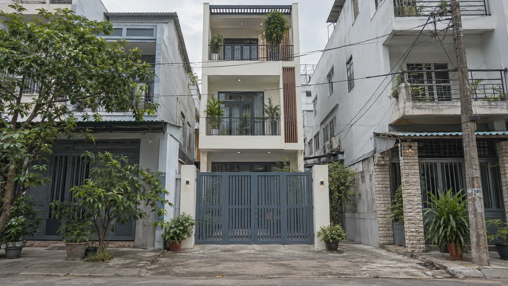 Nhà phố hiện đại