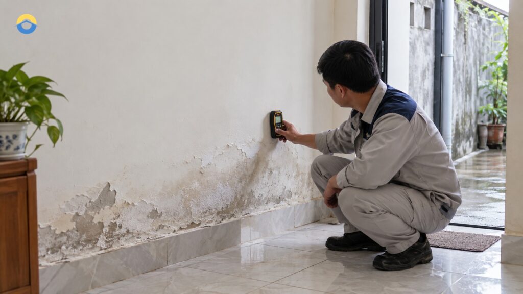 Chân tường ẩm và bong sơn: cần kiểm tra những nguồn nước nào?