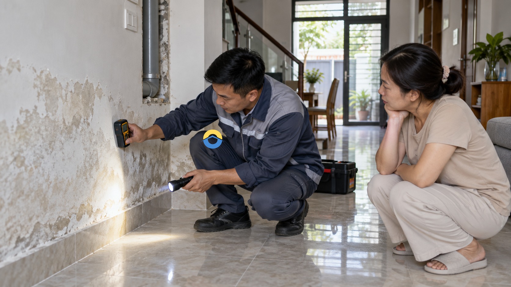 Dò rò rỉ nước âm tường, âm sàn TP.HCM: khoanh vùng trước khi mở